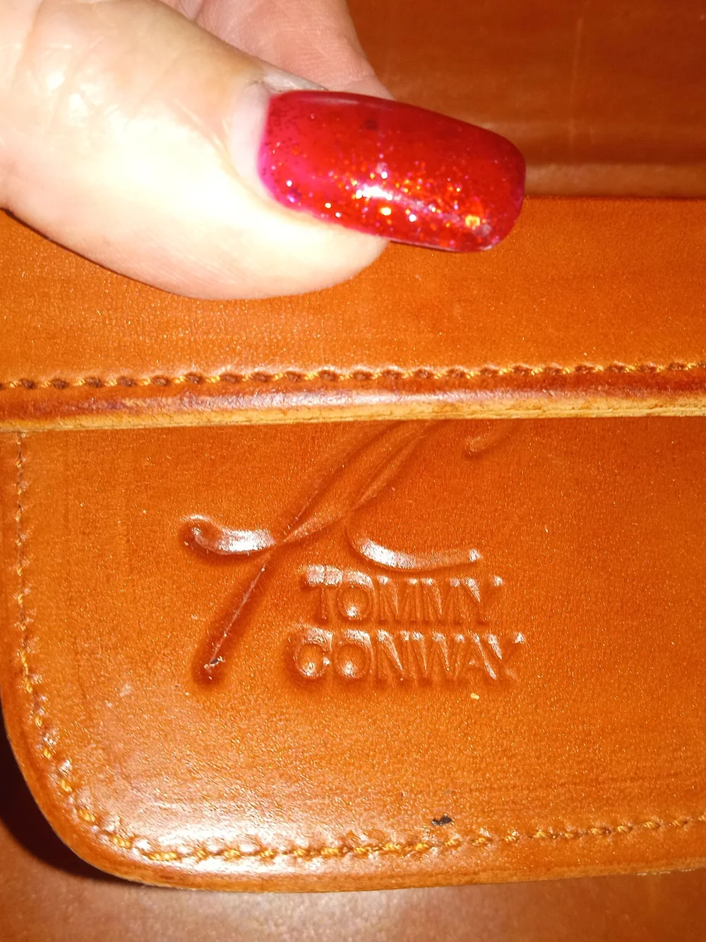 Tommy Conway Custom Made Leather Tablet Cover in Tan